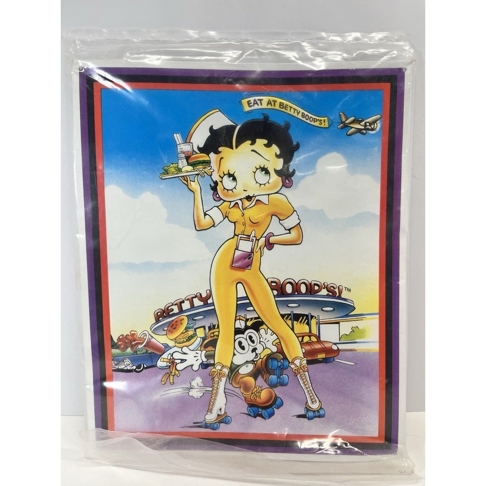 Betty Boop Diner Metal Tin Signs Collectibles 15" x 12"